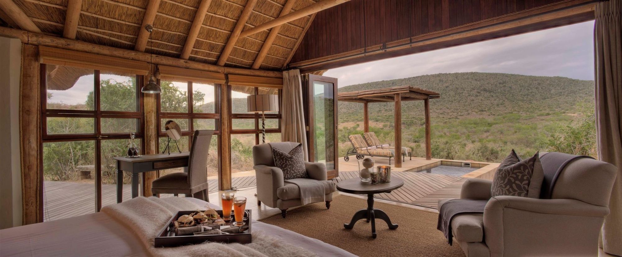 Kwandwe Private Game Reserve - Great Fish River Lodge Grahamstown Exterior foto